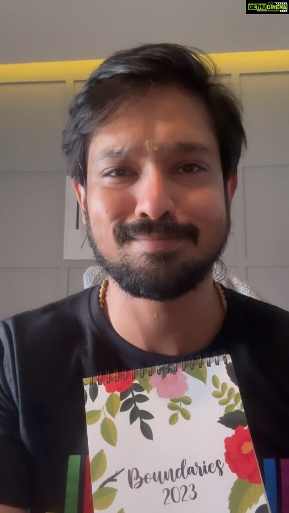 Nakul Instagram - 2023 should be a year of awareness for things that we always dust under the rug. Thank you for these awesome merch @mayas_amma 💐 #2023calendar #goodvibetribe #boundariesarehealthy