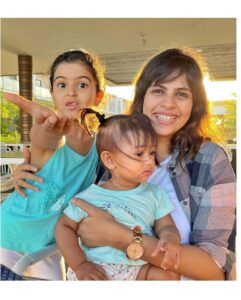 Nakul Instagram - Had the much needed break yesterday with this lovely family ! We’re so happy to have met like minded parents who are so inspiring and working so hard to bring about a change and improve people’s lives, they have surly made a massive difference in our lives! 
.
.
We heart you Maya, @mayas_amma & Maya’s Papa @designehaus_int ❤️
.

P.S. - what an awesome way to celebrate our first #parentsday 🤩
.
#friendslikefamily #khulbaebee #khulbeetails #mayasamma #newgenparents #breakingstereotypes