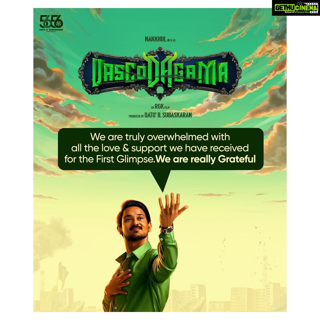 Nakul Instagram - #grateful fam! πππΌ A big Thank you to Muthalali @apwawasan5656 iyya , my Bro @aryaoffl (youβre such an inspiration) π€π @prosakthisaravanan bro, @moviebuff.india team, My Universe @srubee and to the main man of the hour, the one who is the driving force for Our film #Vascodagama .. my Director @director_rgk πππΌ so proud of you ππ½ #charmingstar #tamil #myteam #iamanartist #ilivetoinspire