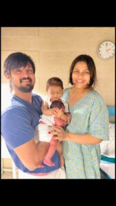 Nakul Instagram - Twice the fun, twice the joy ! 💜

Welcoming our little baby boy again via an amazing water birth @sanctumbirthcenter all thanks to our fairy godmother Dr. Vijaya Krishnan ma’am 😋

18.06.2022 

Still feeling surreal and Akira is in awe looking at her little brother. She was ever gentle with him! @actornakkhul and I couldn’t be more proud of her ! 🥹🥹

#khulbaebee #khulbeetails #khulbee #nakkhulsrubee #waterbirth