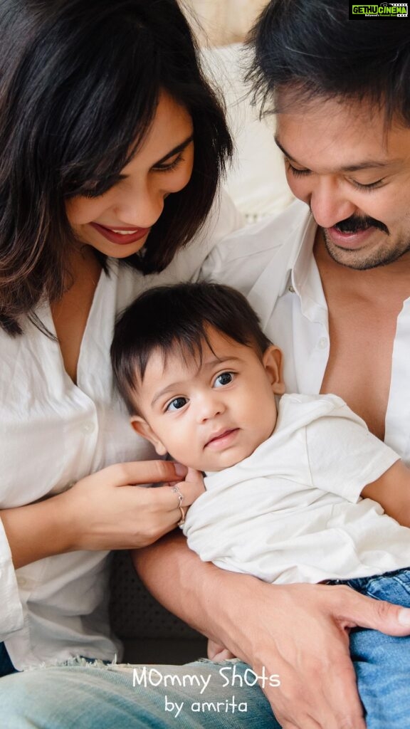 Nakul Instagram - Happy birthday to our heart, our Amore ! You are a literal blessing to Mumma, Pappa and Akira ! You fill us up with your ever smiling face and even your poker face ! Watching you grow in this one year has been such an incredible experience and my uterus is exploding with so many emotions as I type this ! We love you so much and Thankyou for all the love you give us ! We are blessed , grateful and thankful to have you as our Sonshine 💜☀ #myamore #khulbeetails #khulbabees #firstbirthday #mysonshine