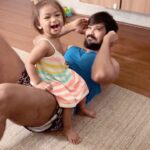 Nakul Instagram - Akira maybe looks like a xerox of me but her characteristic are ditto her Mumma @srubee ! Both these Leos torture me while working out. One makes banana cake and the other sits on me and eats while I’m working out ! Nalla vechu seringa da enna ! 😕😕 Btw fam … DID YOU ???? SHOULD’NT YOU ??? 🤔 #myakira #khulbee #khulbeetails #khulbaebee #nakkhulsrubee #workoutlife #didyou