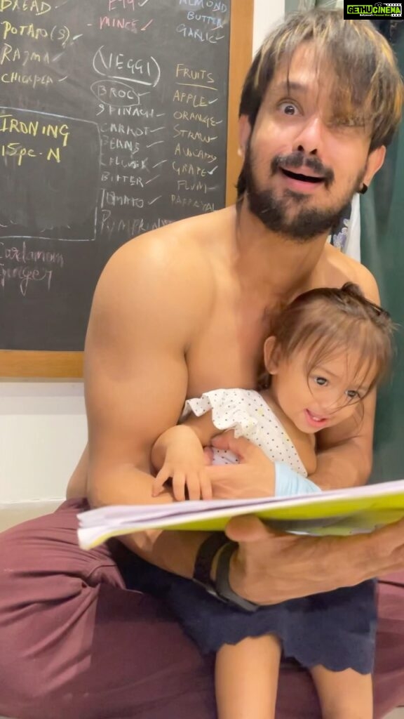 Nakul Instagram - What better way to celebrate #childrensday .. So #myAkira loves it when I read #gajapatikulapati to her .. she dictates the narrative. Now I know the lines in the book by heart. This children’s day is truly special to me.. .. Pamper that baby of yours, also the one inside. Have a nice one Fam! . 📸 @srubee thank you Mumma for capturing these priceless moments ❤ . To the author @ashokscape , Thankyou for letting us into Gajapathy Kulapathi’s world ! We love your book and work sir ! 🤩 #khulbaebee #khulbeetails #nakkhulsrubee