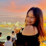 Nehalaxmi Iyer Instagram - 🔗𝕃𝕚𝕟𝕜 𝕚𝕟 𝔹𝕚𝕠 - 🤍 Sunset Rendezvous: Memories Made at Our Sundowner Party. 🥂 Vlog is out on my YouTube channel 🤍 . . . . . . . . . . . . . #sundowner #mumbaiairport #t2internationalairport #sunsetlover #party #wine #sunflowers #yellow #café #cutecafe #coffeemachine #coffee #cute #ishqbaaz #instadaily #photooftheday #coffeelover #instagood #explore #love #youtubevlog #foodvlogger #foodvlog #youtube #mumbai #india Fairfield by Marriott, Mumbai International Airport