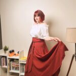 Nehalaxmi Iyer Instagram - Ravishing in red. Unleashing my vibrant energy cuz Flame-haired and fabulous 💃🏻 #throwback to #redhair . . . . . . . . . . . . . . . . . . #redhairdontcare #throwbacktuesday #ootd #instagood #instadaily #love #ishqbaaz #cutegirl #photoshoot #explore #trending #mumbai #india #cute #redhaircolor #nehalaxmi Mumbai, Maharashtra