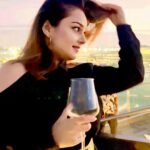 Nehalaxmi Iyer Instagram - Witnessing nature’s grand finale, as the evening sun casts its golden spell across the Runway. When the world whispers ‘wow’ and the sky paints its masterpiece. Truly Captivated by the evening’s allure and this magnificent view of the Mumbai Airport Runway from this beautiful poolside Sundowner at Sora, hosted by @fairfieldbymarriottmumbai 😍 #ootd #ootdn Wearing this classy Jumpsuit from @houseofmanaa_ #sundowner@sora #sora #poolsidelounge #rooftop #airportview #sunset #sunsetlover #reels #ishqbaaz #Nature’sCanvas #EveningSplendor Fairfield by Marriott, Mumbai International Airport