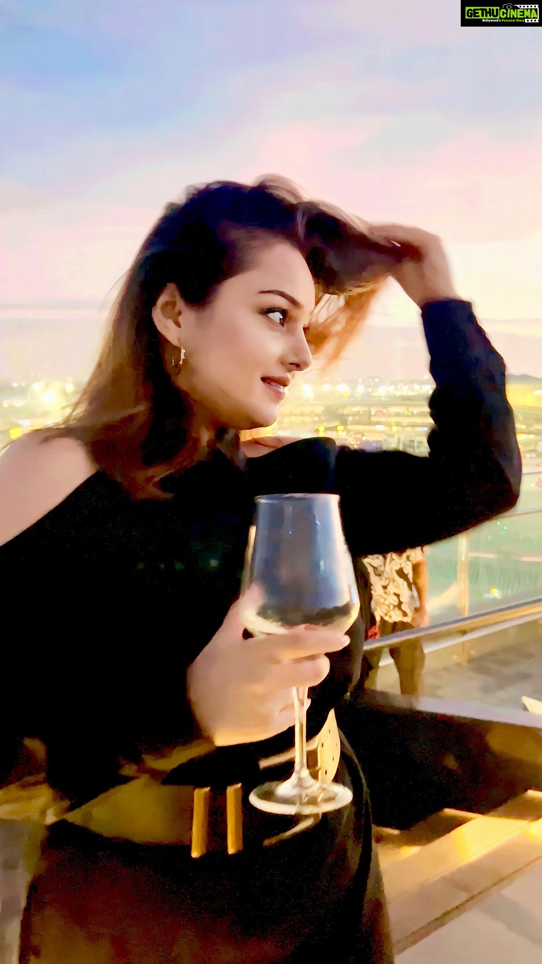 Nehalaxmi Iyer Instagram - Witnessing nature’s grand finale, as the evening sun casts its golden spell across the Runway. When the world whispers ‘wow’ and the sky paints its masterpiece. Truly Captivated by the evening’s allure and this magnificent view of the Mumbai Airport Runway from this beautiful poolside Sundowner at Sora, hosted by @fairfieldbymarriottmumbai 😍 #ootd #ootdn Wearing this classy Jumpsuit from @houseofmanaa_ #sundowner@sora #sora #poolsidelounge #rooftop #airportview #sunset #sunsetlover #reels #ishqbaaz #Nature’sCanvas #EveningSplendor Fairfield by Marriott, Mumbai International Airport