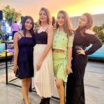 Nehalaxmi Iyer Instagram - 🔗𝕃𝕚𝕟𝕜 𝕚𝕟 𝔹𝕚𝕠 - Vlog Alert Happy Birthday cutie @sonal_1206 🌅🥂 Sundown soiree dump: great friends, endless laughter, and unforgettable views #photodump . #ootd Wearing this beautiful jumpsuit from @houseofmanaa_ 📍Sora, @fairfieldbymarriottmumbai . . . . . . . . . . . . . . #weekenddump #weekendvibes #instadaily #explore #trending #sundowner ##sundowner@sora #sora #poolsidelounge #rooftop #airportview #mumbaiairport #outfitoftheday #ootn #mansisrivastava #sonalvengurlekar #parullchaudhry #mumbai #mumbaisunset #sunsetvibes #pinksunset #orangesunset #bhagyalakshmi #saavi #nehalaxmi #quboolhai Fairfield by Marriott, Mumbai International Airport