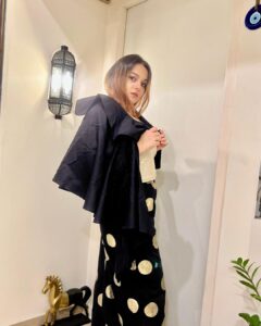 Nehalaxmi Iyer Instagram - When you feel comfortable in your own skin, your fashion choices become effortless cuz Fashion is about expressing your true self, and comfort is the foundation of confidence. 
Wearing @houseofmanaa_ is an experience where fashion meets comfort 🤍✨ 

.

.

.

.

.

.

.

.

.

.

.

.

.

.

.

.

.

.

.

#fashion #style #love #instagood #like #photography #beautiful #photooftheday #ootd #ootn #lbd #instagram #picoftheday #model #bhfyp #art #beauty #instadaily #me #smile #ootd #followme #moda #fashionblogger #happy #cute #instalike #myself #fashionstyle #photo #fashionista