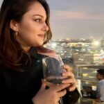 Nehalaxmi Iyer Instagram - 🔗𝕃𝕚𝕟𝕜 𝕚𝕟 𝔹𝕚𝕠 - 🤍 Sunset Rendezvous: Memories Made at Our Sundowner Party. 🥂 Vlog is out on my YouTube channel 🤍 . . . . . . . . . . . . . #sundowner #mumbaiairport #t2internationalairport #sunsetlover #party #wine #sunflowers #yellow #café #cutecafe #coffeemachine #coffee #cute #ishqbaaz #instadaily #photooftheday #coffeelover #instagood #explore #love #youtubevlog #foodvlogger #foodvlog #youtube #mumbai #india Fairfield by Marriott, Mumbai International Airport