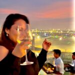 Nehalaxmi Iyer Instagram - 🔗𝕃𝕚𝕟𝕜 𝕚𝕟 𝔹𝕚𝕠 - 🤍 Sunset Rendezvous: Memories Made at Our Sundowner Party. 🥂 Vlog is out on my YouTube channel 🤍 . . . . . . . . . . . . . #sundowner #mumbaiairport #t2internationalairport #sunsetlover #party #wine #sunflowers #yellow #café #cutecafe #coffeemachine #coffee #cute #ishqbaaz #instadaily #photooftheday #coffeelover #instagood #explore #love #youtubevlog #foodvlogger #foodvlog #youtube #mumbai #india Fairfield by Marriott, Mumbai International Airport