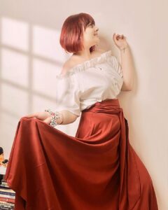 Nehalaxmi Iyer Instagram - Ravishing in red. Unleashing my vibrant energy cuz Flame-haired and fabulous 💃🏻
#throwback to #redhair 
.

.

.

.

.

.

.

.

.

.

.

.

.

.

.

.

.

.

#redhairdontcare #throwbacktuesday #ootd #instagood #instadaily #love #ishqbaaz #cutegirl #photoshoot #explore #trending #mumbai #india #cute #redhaircolor #nehalaxmi