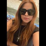 Nia Sharma Instagram – The  maximum effort I can put in for an early morning flight is ‘Put glares On’