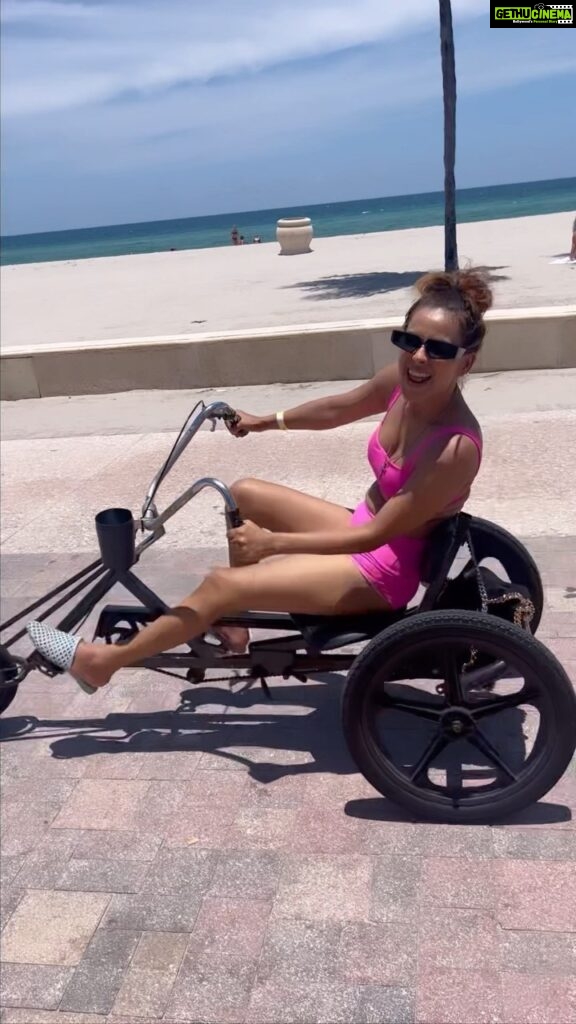 Nia Sharma Instagram - 😎💯🌴 Ae Ae Ayeeeeee…… Pro Tip: Take your Mom to Miami😑 Miami Beach, Florida