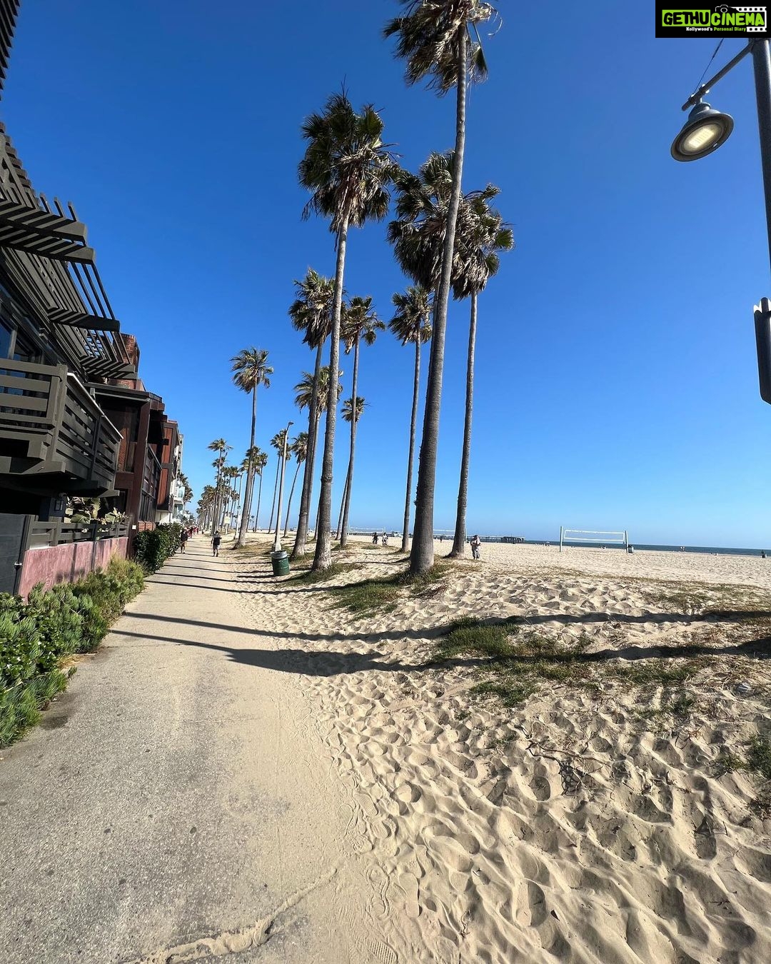 Nia Sharma Instagram - This used to be My usual day back in school. I beach hopped to discover my favourite spot on the last day at Venice beach…asked around ..but only if anyone knew my vibe.. they’d lead me here already.. Would’ve stayed here all night only if there wasn’t a flight to catch.. #venicebeachcalifornia Venice Beach, Los Angeles