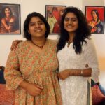 Nimisha Sajayan Instagram - When Madhavikutty met Madhavikutty lite.😅 @madhavikutty.ms Photo courtesy : @sruthin_lal 💫