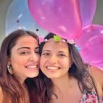 Niyati Fatnani Instagram – Happiest birthday favourite. I love you♾️. Wishing you only & only happiness wise one♥️😘♥️
.
.
.

#birthdaygirl #barkha #sisterlove #bani #gemini #bff #niyatifatnani