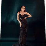 Niyati Fatnani Instagram - STARtle 🌟 Styled by: @praanavsrathod Wearing: @majesticbyjapnah Pc: @nikhil.p.sawant MuH: @celebsmakeupbysejal @makeoverbysejalthakkar . . . . . #startle #morning #blackdress #fashion #thursday #notathrowback #niyatifatnani