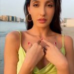 Nora Fatehi Instagram – When i walk in sit up straight, i dont give a F*ck if i was late… 👑