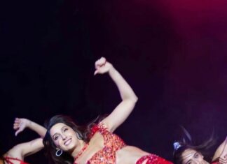 Nora Fatehi Instagram - My love for the stage and my fans.. #grateful ❤️‍🔥🙏🏽🧿 #blessed 📷 @Pixelcollectionsphotography
