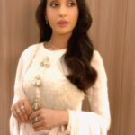 Nora Fatehi Instagram - 🧁🤍 @falgunishanepeacockindia @aasthasharma @marcepedrozo @reshmaamerchant
