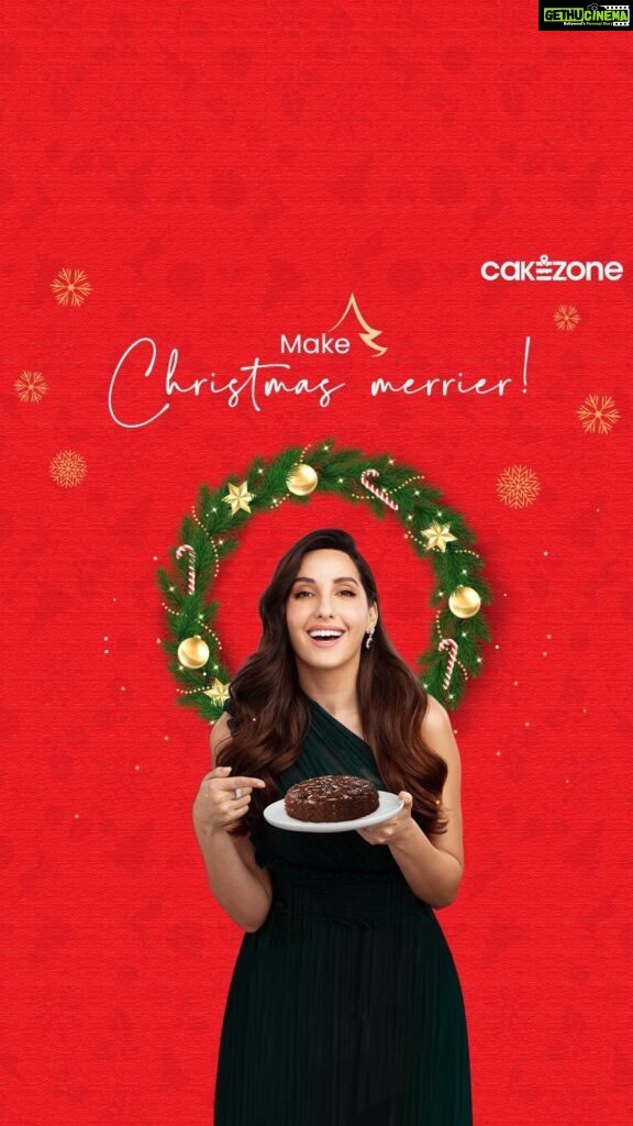 Nora Fatehi Instagram - Our little elves have made magical treats for you! Which dessert is on your Christmas wishlist? #CakeZone #Indulge #PremiumDesserts #DessertDelights #SweetTooth #TimeForDessert #KeepItSweet #Delivery #OnlineOrdering #Swiggy #Zomato