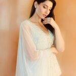 Nora Fatehi Instagram - @marianna_mukuchyan @aasthasharma Outfit @ritikamirchandani Earrings @diamantinafinejewels Rings @anmoljewellers