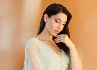 Nora Fatehi Instagram - @marianna_mukuchyan @aasthasharma Outfit @ritikamirchandani Earrings @diamantinafinejewels Rings @anmoljewellers