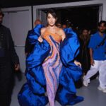 Nora Fatehi Instagram - You know that I'm gon' be extra 💙💙 Gown @jean.pierre.khoury Jewellery @mozaati Clutch @louboutinworld @aasthasharma @marianna_mukuchyan @amitthakur_hair @gehnadholakia 📷 @dirkalexanderphotography