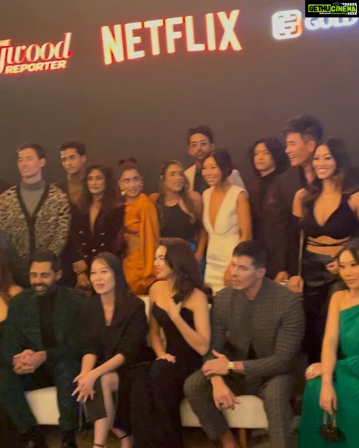 Pallavi Sharda Instagram - Oh what JOY. Thank you @netflixgolden @hollywoodreporter @goldhouseco for bringing together a room full of humans who share so much context, so many stories, have jumped through insurmountable hoops and have - in many cases - overcome historical othering to be able to today stand tall as artists of Asian descent. Events such as this not only remind us of community, of the richness of our shared heritage, but they also shine a bright forward light over the aspirations of our future peers. May they be able to ideate, triangulate and celebrate within the nuances of duality and all its story-telling glory… without the question of belonging. What a pleasure to meet & share a stage with so many of my contemporary idols. I am in awe of everyone that was in that room. Special shout out to the wedding season fam who were present: my partner in fun-loving crime @surajsharmagram, ace DP @meendawg, Manager no 1 @rajvr42 and our fearless producer @samosastories 🧡🇮🇳 More posts incoming. Because this was just that kind of evening! 📸 @tracythnguyen @gettyimages 👗 @andreaiyamah 👛 @cuyana 👠 @katmaconie @collective.agencyla Vision: @devs213