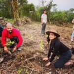Pallavi Sharda Instagram - What’s better than contributing to reforestation? Doing it with people you love. 🌳🧡 Galápagos Islands