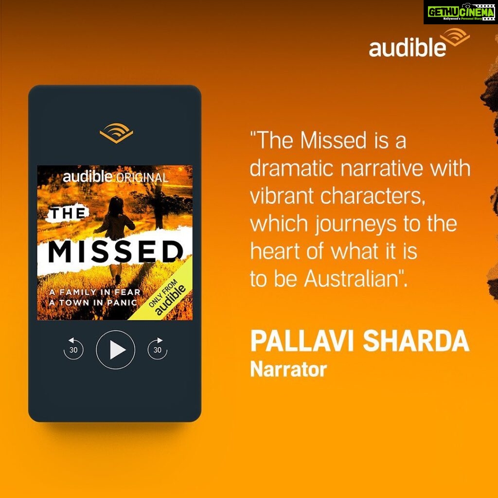 Pallavi Sharda Instagram - It’s out! I had the pleasure of bringing my voice to @samishahdotcom’s writing in @audible_au’s podcast #TheMissed. An investigative crime drama, portraying the story of a Pakistani family’s anguish in Western Australia, following the mysterious disappearance of a child. It was a challenge I loved bringing to life with Sami and the team at @envelope.audio. We recorded my pieces on my days off from #TheTwelve, with me in Sydney, Sami in Melbourne and a studio in Perth. Such a beautiful interconnected storytelling experience - have a listen! 🧡🎧