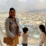 Panchi Bora Instagram – View from the top is always good! 
#burjkhalifa