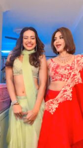 Parull Chaudhry Instagram - No Way!!!! 😂😂😂 
.
.
.
.
#fun #squad #love #bhagyalakshmi #trendingreels