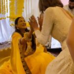 Parull Chaudhry Instagram - Sheen aur Rohan ki haldi #rosheen ❤️ Dancing the afternoon away with @ritu_official_now ❤️ @sandhyajainofficial ❤️ Outfit @the_adhya_designer ❤️ Jewellery @shaikhaasifa626 ❤️ #haldiceremony #reels #trending #reelsindia #parullchaudhry #actor #influencer #contentcreator #parullians #explore #bhagyalakshmi #jofithaiwohhithai #traveller #vlogger #chaudhryonthego #fashion #fitness #beauty #lifestyle #fashionblogger #beautyblogger #yogini #fitnessmotivation #travel #saasbahuaurbetiyaan #parullkipaltan Dal Lake, Srinagar, Jammu & Kashmir