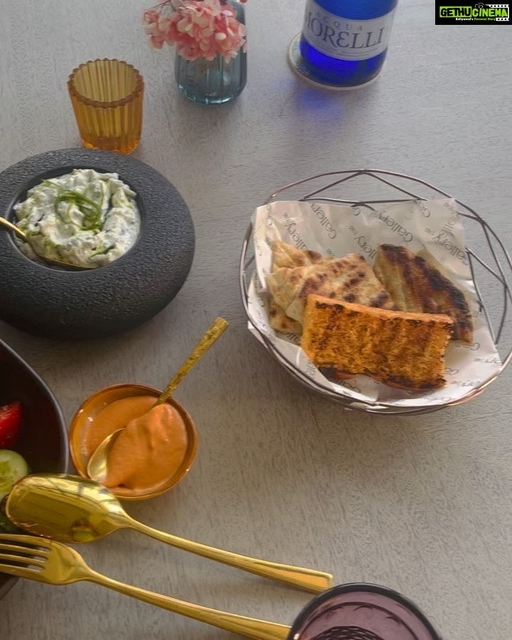 Pooja Bhalekar Instagram - Getting spoilt by delicious Greek cuisines & extravagant vibes at the ultra gorgeous @gallery7.40 … absolutely phenomenal experience.. ✨✨💚 Thankyou @carlodxb for this amazing experience . . . . . . . . . . . . . . . . . . . . . #greek #greekfood #dubai #dubailife #instadubai #poojabhalekar #glam #restaurant #foodgasm #aesthetics #beachrestaurant #mydubai #dubaifashion #instagood #fyp #foodie #love #musttry Gallery 7/40 Dubai