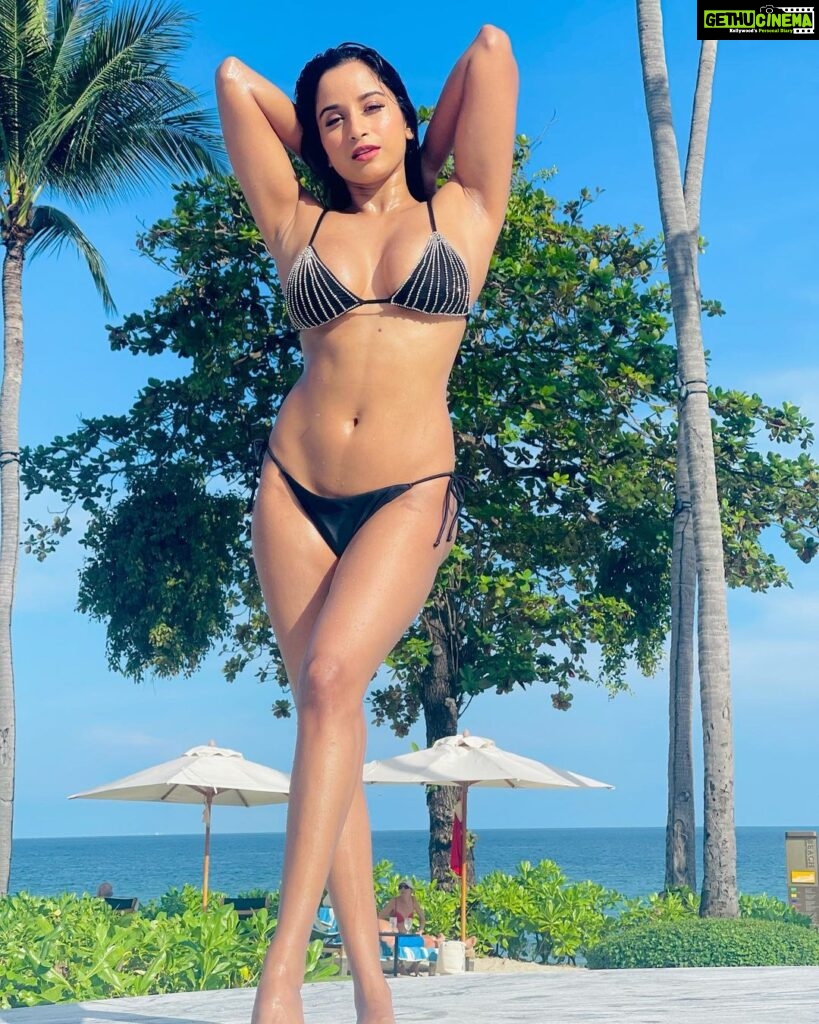 Pooja Bhalekar Instagram - No promises… . . . . . . . . . . . . . . . . . #newpost #ootd #potd #fyp #summer #vibes #photooftheday #instadaily #bikini #swimsuit
