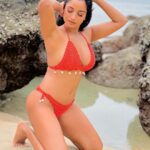 Pooja Bhalekar Instagram - Forever on the beach 🏝️ 🌊🧜‍♀️ . . . . . . . . . . . #glam #explore #swimsuit #photooftheday #photoshoot #picsart #pics #fashion Nai Harn Beach