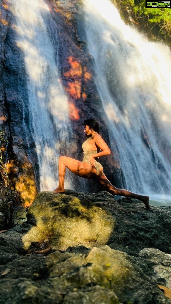 Pooja Bhalekar Instagram - Running wild and free like a waterfall 🏞️🦋 . . . . #reelsvideo #reelit #trendingnow #reels #reelsinstagram #trendingreels #trendingsongs Namuang Waterfall Samui