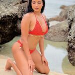 Pooja Bhalekar Instagram - Forever on the beach 🏝️ 🌊🧜‍♀️ . . . . . . . . . . . #glam #explore #swimsuit #photooftheday #photoshoot #picsart #pics #fashion Nai Harn Beach