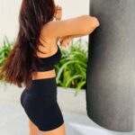 Pooja Bhalekar Instagram - Don’t let them know your next move 👊🏼💥 . . Wearing @forever21 @forever21_middleeast . . . . . . . . . #mma #martialarts #martialartist #actionactress #fitgirl #fighter #punch #power #girlpower #strongwomen #fitnessmodel #fitnessgirl #neverbackdown #kickboxing #training #workhard #believe #achieveyourgoals #kickass #instagood #fyp #poojabhalekar #sportswear #inspo FIVE Palm Jumeirah Dubai