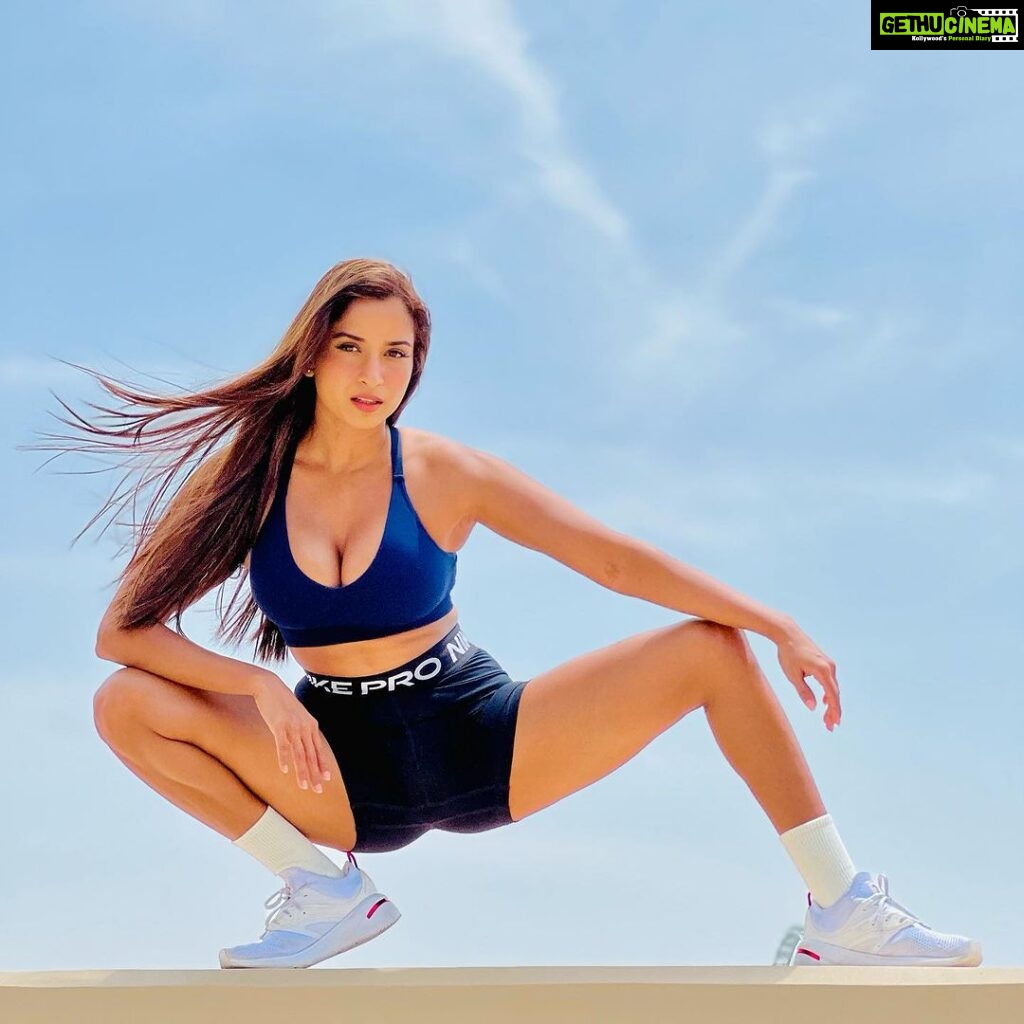 Pooja Bhalekar Instagram - Know your limits, coz I’m ignoring mine… . . . . . . . . . . . . . . . . . . . . . . . . . . . . . . . . . . . . . . . #martialarts #flexibility #mma #poojabhalekar #martialartist #trainhard #fitnessmotivation #stretching #nike #powerwoman #strongwomen #dubai #fitnessaddict #sportswear #aesthetics #body #lovindubai Dubai UAE