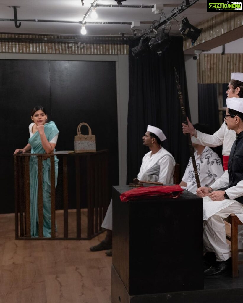 Pranati Rai Prakash Instagram - A few glimpses of my character, Benare Bai! 🫶 Performing today, tomorrow and day after and the coming weekend. #KhaamoshAdaalatJaariHai by #VijayTendulkar. Our play is directed by @ashokpandey187 sir and assisted by @prath.bhat . Pictures shot during one of the rehearsals by @_rahulkaran at @jeffgoldbergstudio ✨ . . . . . . . . #play #theatre #hindi #performance #being #intense #emotional #actor #live #life #mumbai #woman #society #art #literature #reflection #emotions #pranatiraiprakash
