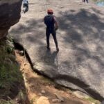 Pranati Rai Prakash Instagram - Here’s what life’s been! 🐾🪵🌲 Waking up at 5-6am. Morning meditation and yoga. Treks. Interacting with the localities. This video is on a day when I went Rappelling and Rock Climbing. So happy to see women mountaineers, training, being strong. While travelling across the country I’ve seen so many women be suppressed by society, not allowed to feel their strength and be mediocre just so they don’t outgrow anyone and always felt how weak this mentality is. Give wings to all! Everyone deserves a fair chance. Feel alive! 🌲✨ . . . . . #adventurelover #thrillseeker #rockclimbing #rappelling #adventuresports #trekking #nature #himalayas #travel #pranatiraiprakash Tekhla Rock Climbing Area NIM