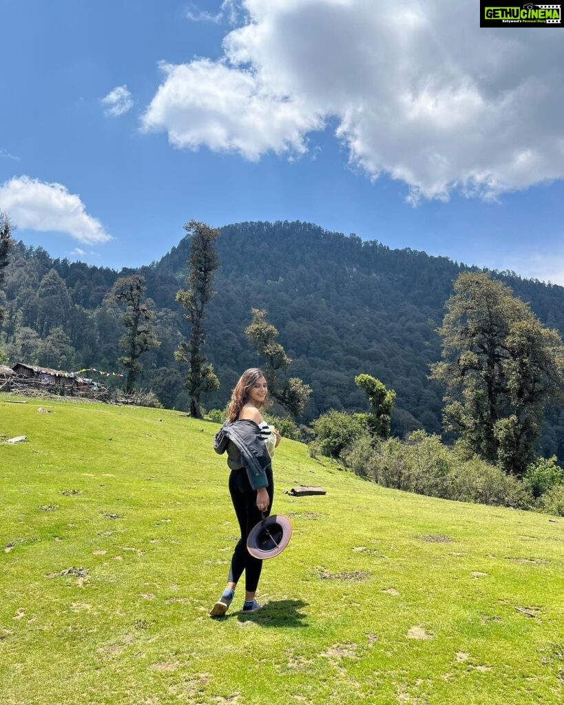 Pranati Rai Prakash Instagram - Living my best life in the hills, meditating and trekking through the day and spending time with nature and localites. More from yesterday! 🪵🤍🐰