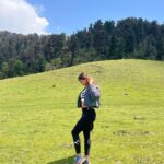 Pranati Rai Prakash Instagram – Beautiful views come after tough climbs…earned every photograph and the Maggie! 🌲⛰️🕊️🍜❤️