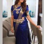 Pujita Ponnada Instagram - 💙💙 Saree @kanchipuramnarayanisilks Jewellery @nvrnallamalli Shot by @stylish_ajay143 #pujitaponnada #telugucinema #reels #reelsinstagram #reelitfeelit #love #happiness #actor Vijayawada, India