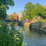 Pujita Ponnada Instagram - Beautiful Canterbury 🏰🌳⛵️ Happy weekend y’all ❤️ #pujitaponnada #exploringuk #canterbury #ukdiaries Canterbury,UK