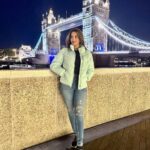 Pujita Ponnada Instagram – Beautiful sights all around 🫶🏻✨🌉 

#pujitaponnada #ukdiaries #happymonday #exploringlondon Tower Bridge