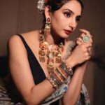 Ragini Dwivedi Instagram - JUST reflecting 👸💕 With @thekoskii Shot by @chethankamal Makeup n hair @prettyumakeovers Styling and jewellery @styleitupwithalisha Location @jwmarriottblr #raginidwivedi #ragini #editorial #photoshoot #ethnicwear #vintagestyle #global #photooftheday #photography #actor #influencer #karnataka #south #india #international #portraitphotography #trending #trend #viralpost #instagram #instagood #instadaily #instadaily #instamood JW Marriott Hotel Bengaluru